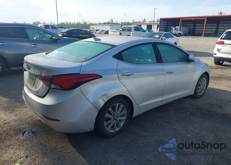 2015 Hyundai Elantra Se from USA, damaged, VIN KMHDH4AEXFU342208